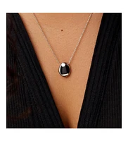 Ana Luisa - Silver Pendant Necklace - Pebble Mini Silver