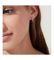 Ana Luisa Pave Huggie Hoops - Suzanne Medium