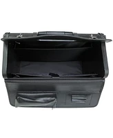 Alpine Swiss 19 Wheeled Briefcase Rolling Case Sales Sample Pilot Lawyer Attache
