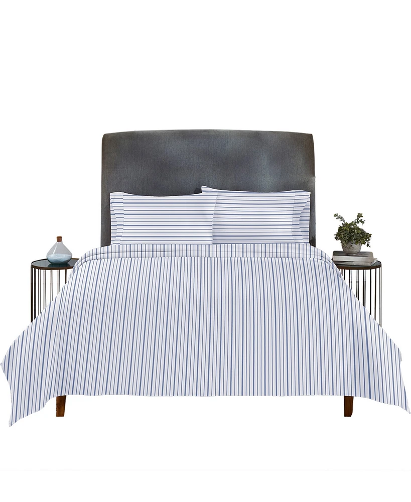 Printed Llama - 100% Organic Cotton Percale California King Bed Sheets Set Deep Pocket, Gots Certified