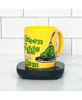 Uncanny Brands Dr. Seuss Green Eggs and Ham Mug with Warmer – Keeps Your Favorite Beverage Warm - Auto Shut On/Off