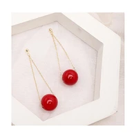 Sohi Women's Ball Drop Earrings