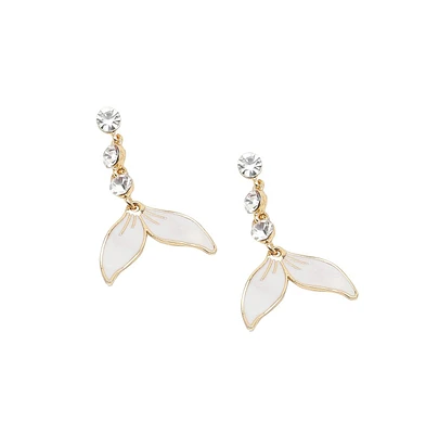 Sohi Women's Petal Drop Earrings