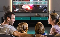 Rgb Led Tv Stand with Storage and Remote Control