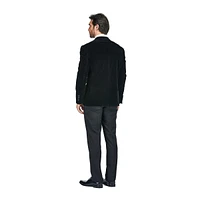 Gino Vitale Men's 2-Piece Velvet Birdseye Lapel Slim-Fit Tuxedo