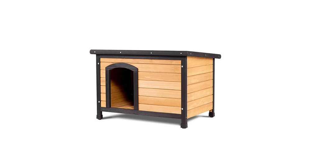 Slickblue Wooden Extreme Weather Resistan Dog House Pet Shelter