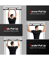 Slickblue Multi-Grip Doorway Pull Up Bar with Foam Grips