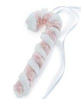 Holiday Lane Sugar Plum Pink & White Candy Cane Ornament, Exclusively at Macy's