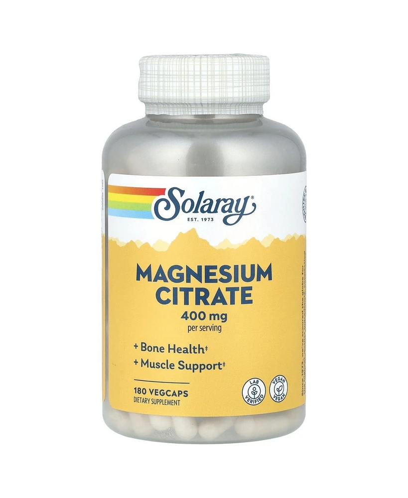 Solaray Magnesium Citrate 400 mg