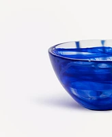 Kosta Boda 6.3" Contrast Blue Decor Bowl