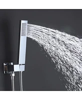 Streamdale Furniture Luxury Thermostatic Mixer Shower System Combo Set Shower Head And Handshower