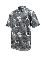 Tommy Bahama Men's New Orleans Saints Coconut Point Playa Floral IslandZone Button-Up Shirt