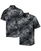 Tommy Bahama Men's Vanderbilt Commodores Coast Luminescent Fronds IslandZone Button-Up Camp Shirt