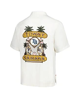 Tommy Bahama Men's Tampa Bay Rays Pitcher's Paradiso Button-Up Camp Shirt