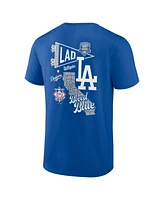 Fanatics Men's Royal Los Angeles Dodgers Split Zone T-Shirt