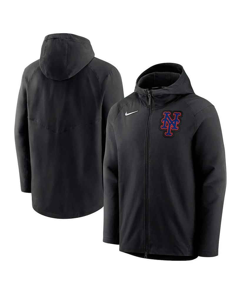 Nike Men's New York Mets Authentic Collection Performance Full-Zip Hoodie