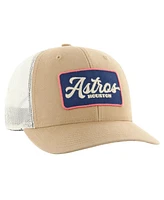 '47 Brand Men's Khaki Houston Astros Glory Daze Trucker Adjustable Hat