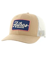 '47 Brand Men's Khaki Houston Astros Glory Daze Trucker Adjustable Hat