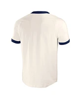 Darius Rucker Men's Collection by Fanatics White Atlanta Braves Henley Raglan T-Shirt