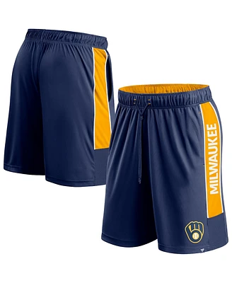 Fanatics Men's Milwaukee Brewers Win the Match Defender Shorts