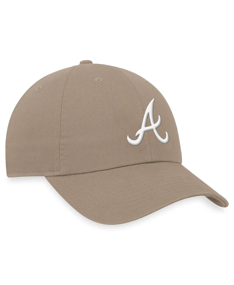 Nike Men's Khaki Atlanta Braves Club Adjustable Hat