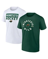 Fanatics Men's Minnesota Wild Serve Combo Pack T-Shirt