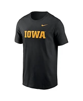 Nike Men's Iowa Hawkeyes Primetime Ever Wordmark T-Shirt