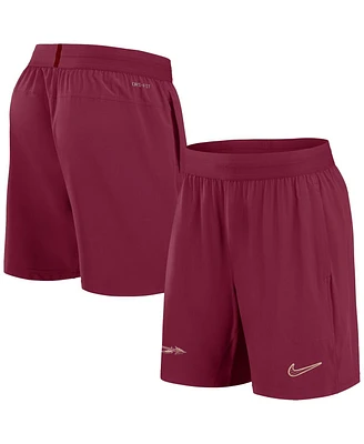 Nike Men's Garnet Florida State Seminoles 2024 Sideline Performance Shorts