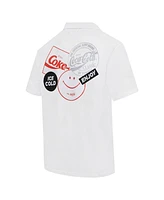 Freeze Max Men's Coca-Cola Ice Cold Coke Button-Up Shirt