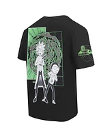 Freeze Max Men's Rick and Morty 90s Rave Rickvival Loose T-Shirt