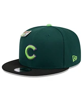 New Era Men's Green/Black Chicago Cubs Sour Apple Big League Chew Flavor Pack 9FIFTY Snapback Hat