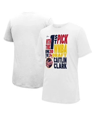 Stadium Essentials Men's and Women's Caitlin Clark Indiana Fever 2024 Wnba Draft First Pick Verbiage T-Shirt