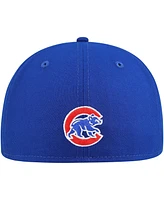 New Era Men's Royal Chicago Cubs Shadow Logo 59FIFTY Fitted Hat