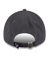 New Era Men's Graphite Houston Texans Core Classic 9TWENTY Adjustable Hat