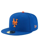 New Era Men's Dwight Gooden Royal York Mets Jersey Retirement 59FIFTY Fitted Hat