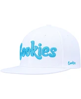 Cookies Clothing Men's White Original Logo Snapback Hat