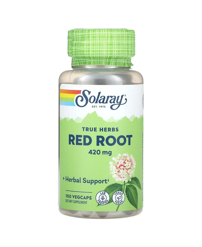 Solaray True Herbs Red Root 420 mg