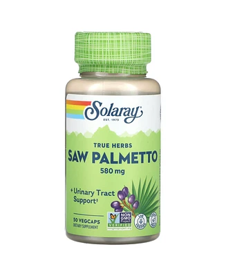 Solaray True Herbs Saw Palmetto 580 mg - 50 VegCaps - Assorted Pre
