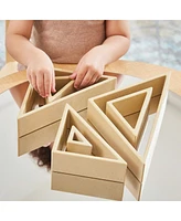 Kaplan Early Learning Discovery Triangles - Natural - 6 Pieces