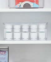 iDesign Plastic 2-Tier Coffee Pod Organizer with Lid, The Linus Collection 7.25" x 10.75" x 4.25" Clear