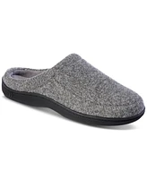 Isotoner Men's Heathered Cord Knit Jermaine Clog Slipper with Micro Terry Lining