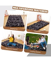 Caromio Futon Mattress Full Size, Branches Print Floor Mattress Pad Portable Dorm Sleeping Pad, 54"x 80"
