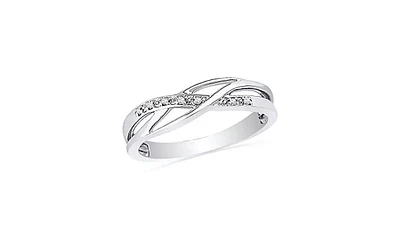 Hollywood Sensation Crystal Braided Ring- Braided Ring