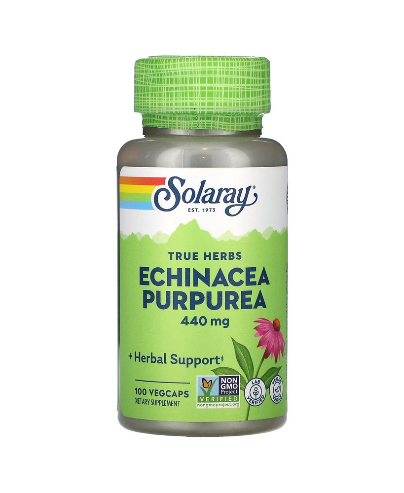 Solaray True Herbs Echinacea Purpurea 440 mg