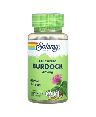 Solaray True Herbs Burdock 425 mg - 100 VegCaps