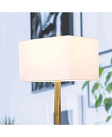 Brightech Stella 60" Led Standing Floor Lamp with Rectangular Shade