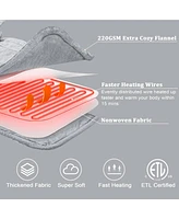 Caromio Weighted Electric Heating Pad for Neck and Shoulders, 22" x 19"