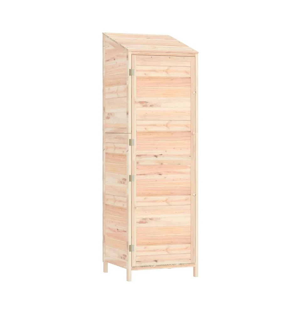 vidaXL Garden Shed 21.7"x20.5"x68.7" Solid Wood Fir