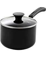 Cook N Home Non Stick Sauce Pan, 2 Quarts Saucepan with Glass Lid, Nonstick Small Multi-purpose Pot, Milk Chocolate Aluminum Cooking Pot Pan Stay