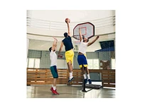 Slickblue 43 Inch Indoor Outdoor Height Adjustable Basketball Hoop